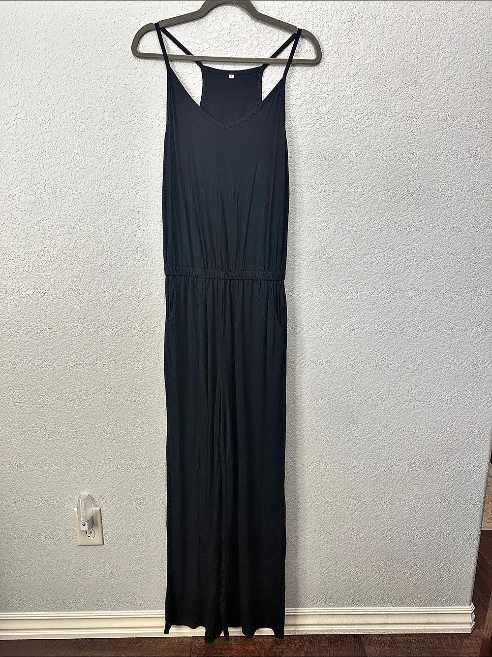 Black Wide-Leg Jumpsuit Like New